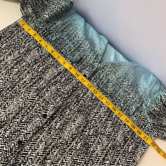 Calvin Klein Ombre Print Button Down Snakeskin Blouse - Picture 7 of 14